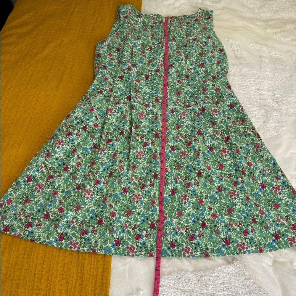Anne Klein Green Floral Dress - Picture 15 of 16